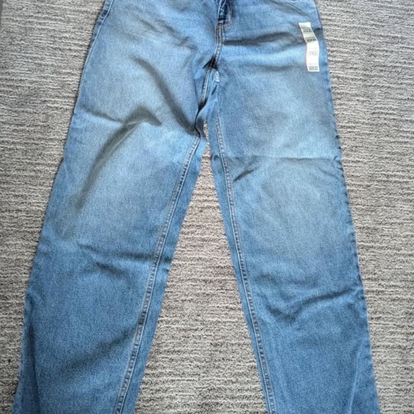 Denim - BNWT Blue Wide Leg High Waist Denim Jeans